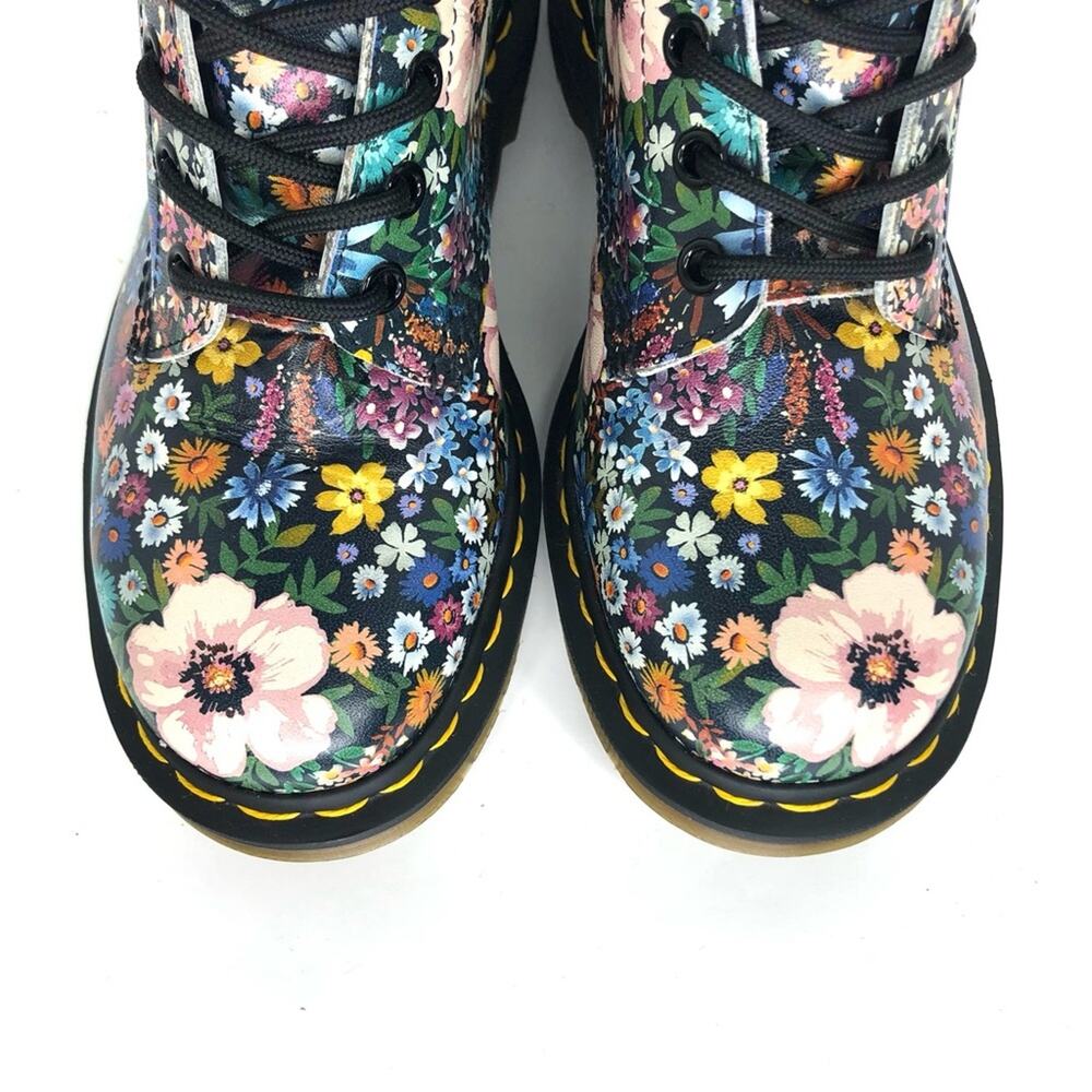 Dr Martens Wanderlust Floral 1460 WL Lace Up Combat Boots Women’s 5 Shoes - Picture 7 of 10